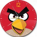 angry birds kızgın kuşlar dekoratif duvar saat modeli
