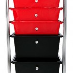 bacaklı kırmızı siyah dekoratif saklama kutu modeli