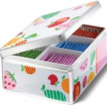 meyve desenli dekoratif saklama kutuları modeli
