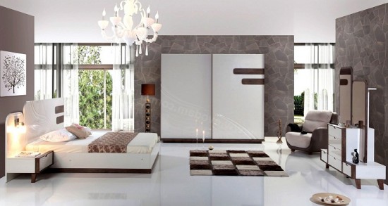 modern rahat konforlu 2013 modern yatak odası modelleri