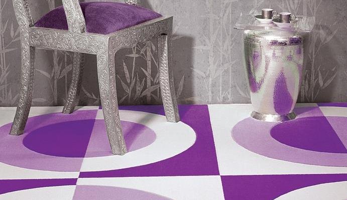 Haliforum Pamuklu Dokuma Taban Salon Halisi Mor I K278 Hali Forum